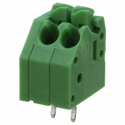 2 Position Wire to Board Terminal Block 45° (135°) Angle with Board 0.138