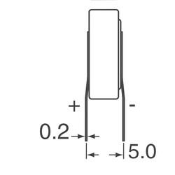 1F (EDLC) Süper Kapasitör / Kondansatör 5.5V Aksiyel, Can - Dikey 30Ohm @ 1kHz 1000 Saat @ 70°C - 3