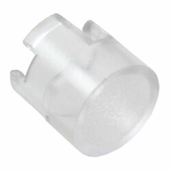 Round Tactile Switch Cap Clear Snap Fit - MEC Switches