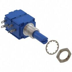 1k Ohm 2 Gang Linear Panel Mount Potentiometer None 1.0 Kierros Cermet 1W Solder Lug - Bourns Inc.