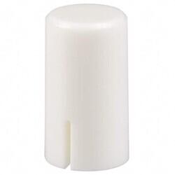 Round Pushbutton Switch Cap White Snap Fit - E-Switch
