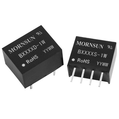 1W, Fixed Input Isolated and Unregulated Single Output Miniature SIP Package - 1