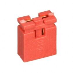 2 (1 x 2) Position Shunt Connector Red Open Top 0.100