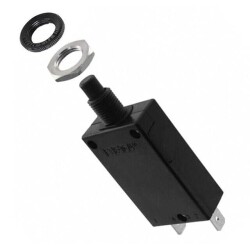 Circuit Breaker Thermal 12A 250 V AC 50 V DC Push-Push Panel Mount - E-T-A