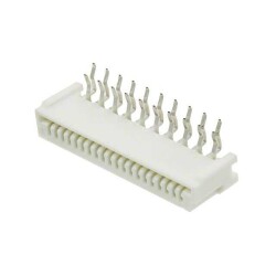20 Position FFC Connector Contacts, Top 0.049