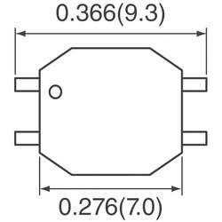 4.7mH @ 100kHz 2 Line Common Mode Choke Surface Mount 400mA DCR 700mOhm - 2