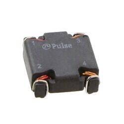 2 Line Common Mode Choke Surface Mount 4A DCR 13.2mOhm - Pulse Electronics Power