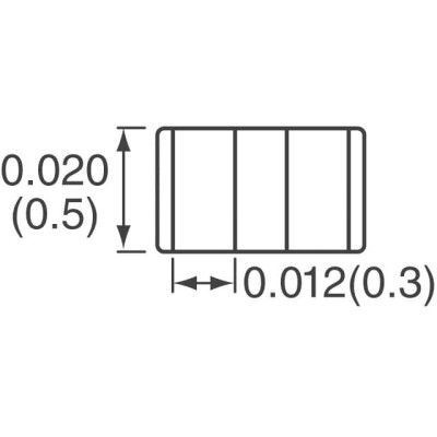 2 Line Common Mode Choke Surface Mount 90 Ohms @ 100 MHz 100mA DCR 1.75Ohm - 3