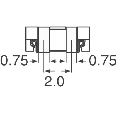 2 Line Common Mode Choke Surface Mount 900 Ohms @ 100 MHz 2.3A DCR 60mOhm - 4