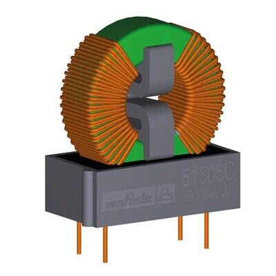 2 Line Common Mode Choke Through Hole 3.3A DCR 38mOhm - 1