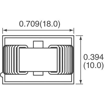 2 Line Common Mode Choke Through Hole 3.3A DCR 38mOhm - 2