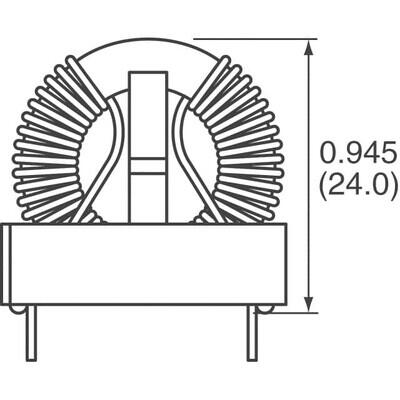 2 Line Common Mode Choke Through Hole 3.3A DCR 38mOhm - 3