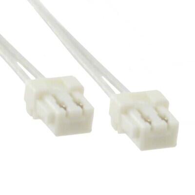 2 Position Cable Assembly Rectangular Socket to Socket 0.500' (152.40mm, 6.00