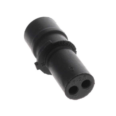 2 Position Circular Connector Plug Housing Free Hanging (In-Line) - 2