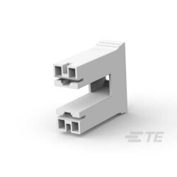 2 Position Housing Connector Female, Receptacle Natural 0.250
