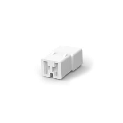 2 Position Housing Connector, Receptacle Natural 0.250