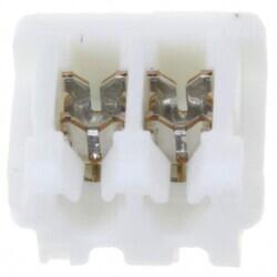 2 Position Rectangular Receptacle Connector IDC Tin 26-28 AWG - TE Connectivity AMP Connectors