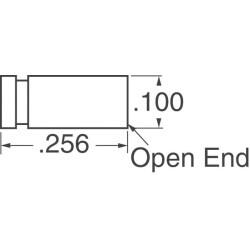 2 (1 x 2) Position Shunt Connector Black Closed Top 0.100