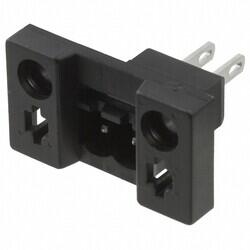 2 Position Terminal Block Header, Male Pins Black - 1