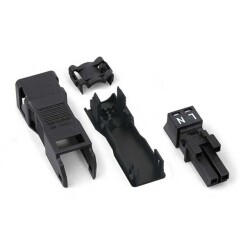 2 Position Terminal Block Plug, Female Sockets 0.173