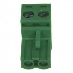 2 Position Terminal Block Plug, Female Sockets 0.200