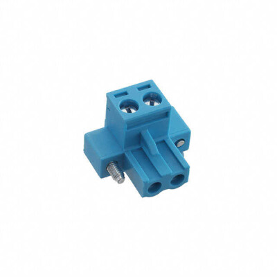 2 Position Terminal Block Plug, Female Sockets 0.200