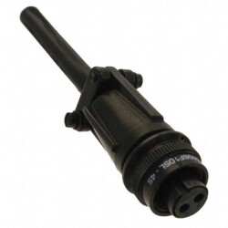 2 (Power) Position Circular Connector Plug, Female Sockets Solder Cup - Harwin Inc.