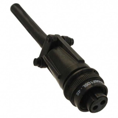 2 (Power) Position Circular Connector Plug, Female Sockets Solder Cup - 1