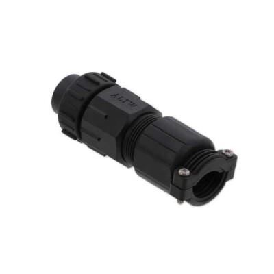 2 (Power) Position Circular Connector Plug, Male Pins Screw - 1