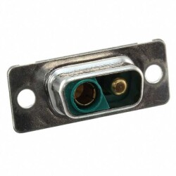2 (Power) Position D-Sub, Combo Receptacle, Female Sockets Connector - Amphenol CONEC