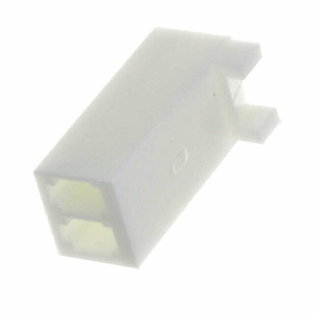 2 Rectangular Connectors - Housings Receptacle White 0.100" (2.54mm)