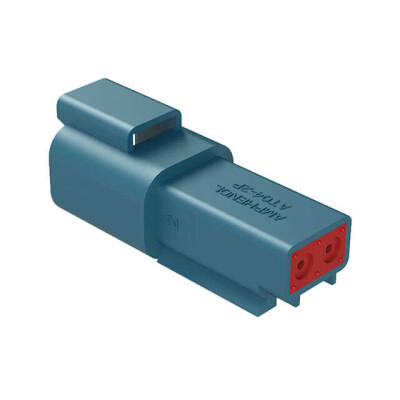 2 Rectangular Connectors - Housings Receptacle Blue - 2