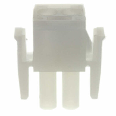 2 Rectangular Connectors - Housings Plug Natural - 1
