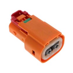 2 Rectangular Connectors - Housings Plug 0.409
