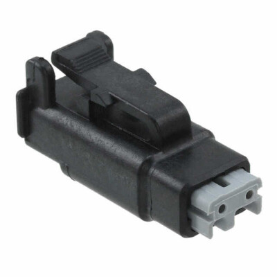 2 Rectangular Connectors - Housings Plug Gray - 2