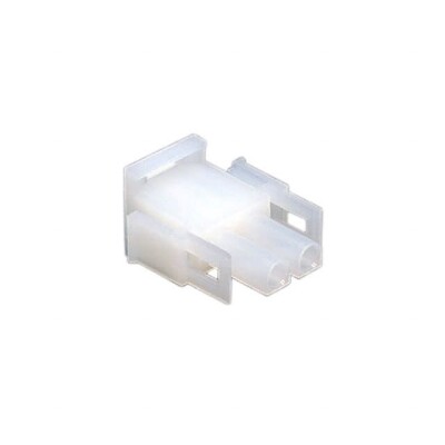 2 Rectangular Connectors - Housings Plug Natural - 1