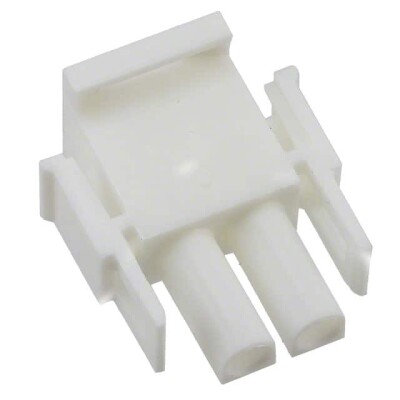 2 Rectangular Connectors - Housings Plug Natural - 1