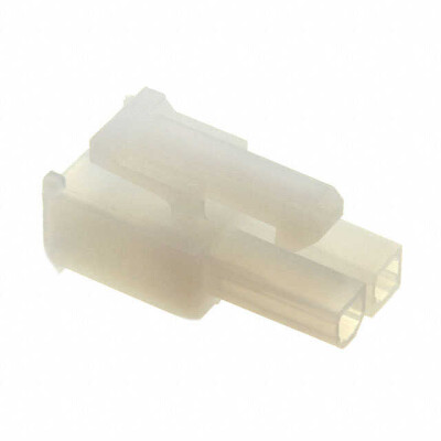 2 Rectangular Connectors - Housings Receptacle Natural 0.165