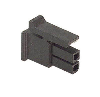 2 Rectangular Connectors - Housings Receptacle Black 0.118