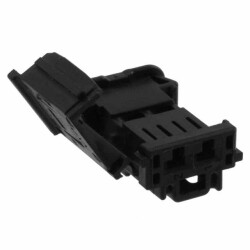 2 Rectangular Connectors - Housings Receptacle Black - Molex