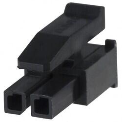 2 Rectangular Connectors - Housings Receptacle Black 0.118
