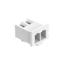 2 Rectangular Connectors - Housings Receptacle 0.098