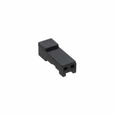 2 Rectangular Connectors - Housings Receptacle Black 0.100