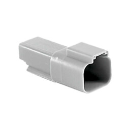 2 Rectangular Connectors - Housings Receptacle Gray - Amphenol Sine Systems Corp