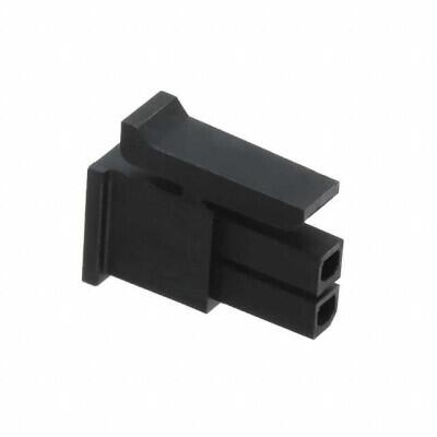 2 Rectangular Connectors - Housings Receptacle Black 0.118