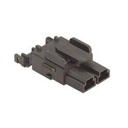 2 Rectangular Connectors - Housings Receptacle Black 0.394