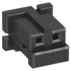 2 Rectangular Connectors - Housings Receptacle Black 0.079