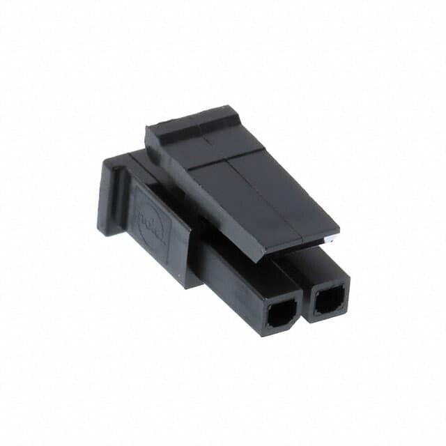 2 Rectangular Connectors - Housings Receptacle Black 0.118" (3.00mm)