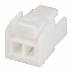 2 Rectangular Connectors - Housings Receptacle Natural 0.049