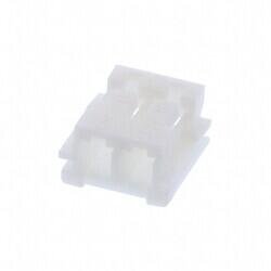 2 Rectangular Connectors - Housings Receptacle Natural 0.098